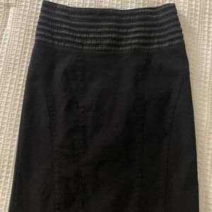 Black Bebe pencil skirt size 6